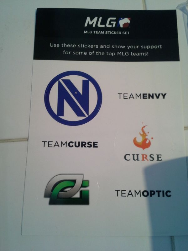 Major League Gaming Stickers